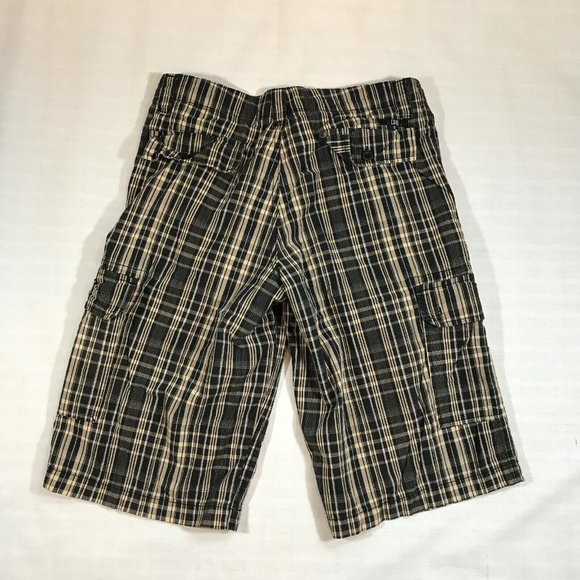 Vintage LL Cool J Casual Long Length Black Plaid Shorts Men's 30" - Picture 2 of 5